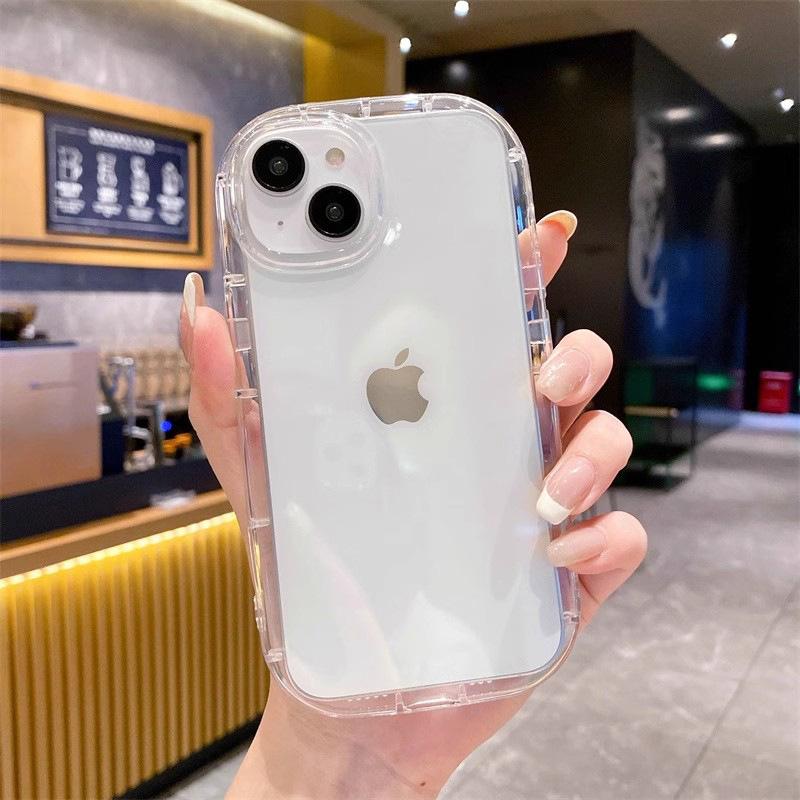 Glossy TPU Soft Case Suitable for IPhone 14 Phone Case 15 High-end Solid Color 13pro Protection Case