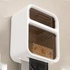White tissue holder wall mounted multifunctional toilet paper roll storage rack for household bathroom accessories tissue holder