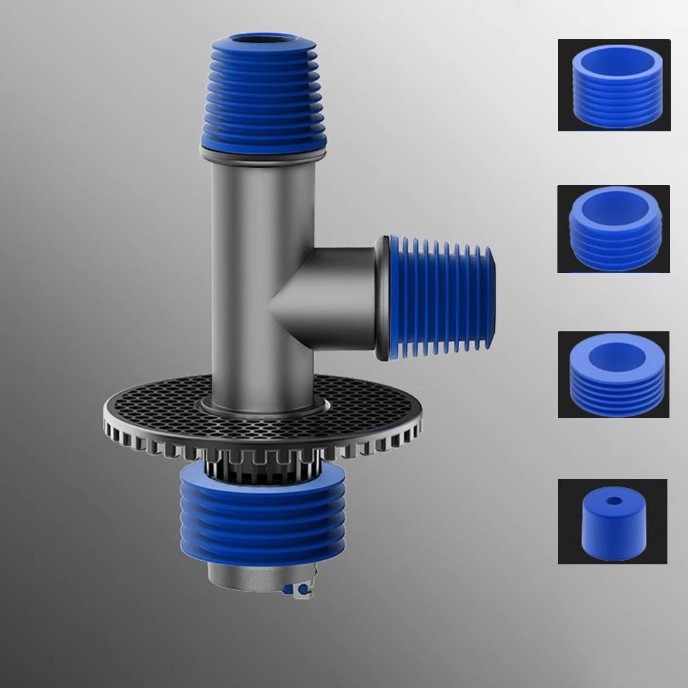 Washing Machine Floor Drain Joint Drain Pipe Connector Kitchen Bathroom Downpipe Hose Adapter Drain Pipe Joint Disposer Trap