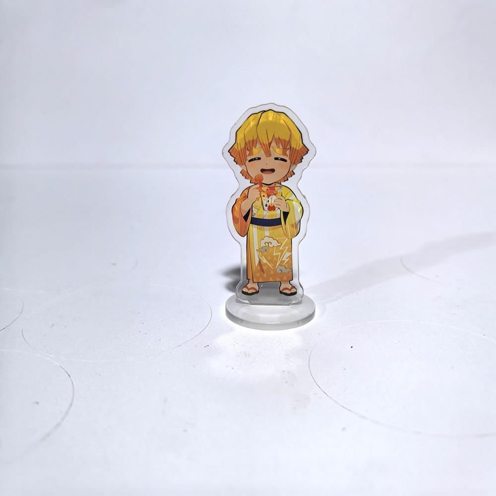 Japan Anime Demon Slayer Kimetsu No Yaiba Acrylic Stand Model Action Kamado Nezuko Hashibira Inosuke Desk Decoration Plate Toys