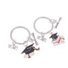 2026 Graduation Gown Cap KeyChain Ring Student Women Jewelry Personalized Accessories Fashion Pendant Gifts Forever