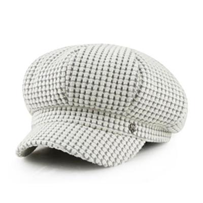 Chapeau Octogonal Carré SHW407 4COULEURS Chapeau Hivernel Pain Casquette Chapeau Octogonal Gaufré Chapeau Mode
