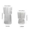 1pc-Glass Cup Heat-resistant Drum Water Dispenser Transparent Tea Juice Milk Coffee Cup Household Water Cup