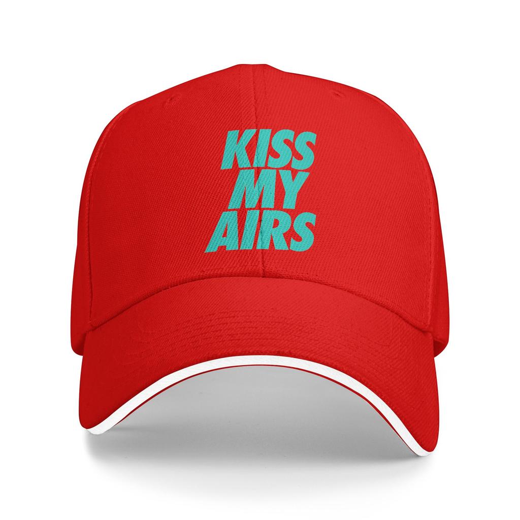 Personalized Classic Kiss My Airs Baseball Cap for Unisex Women Adjustable Adult Dad Hat Summer Sun Hat