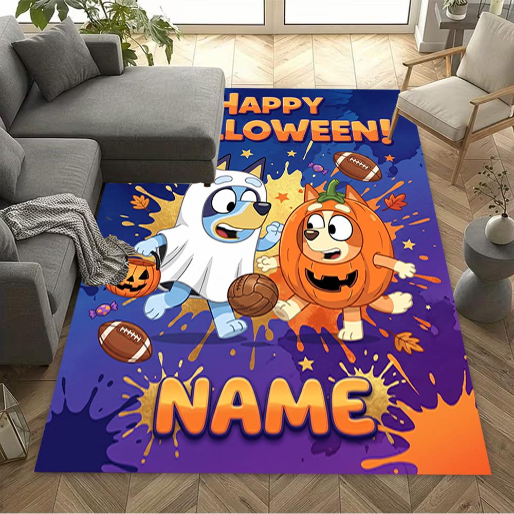Soccer Friends Christmas Celebration Customize Your Name Carpet Design for Decorate room Hallway Kitchen Dining Room Antislip Carpet Anime Office Deco