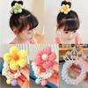 Kids Cute Elastic Hair Bands Princess Pearl Crown  Children Hair Ties Girls Hair Accessories Baby Headwear