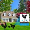 3Pcs Chicken Garden Stakes Metal Garden Chicken Decoration Creative Rooster Silhouette Lawn Stakes Decorative NEW