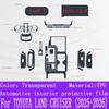 For TOYOTA LAND CRUISER (2026) Car Gearbox Panel Film Dashboard Protective Sticker Interior Anti-Scratch Film Cover Accessorie