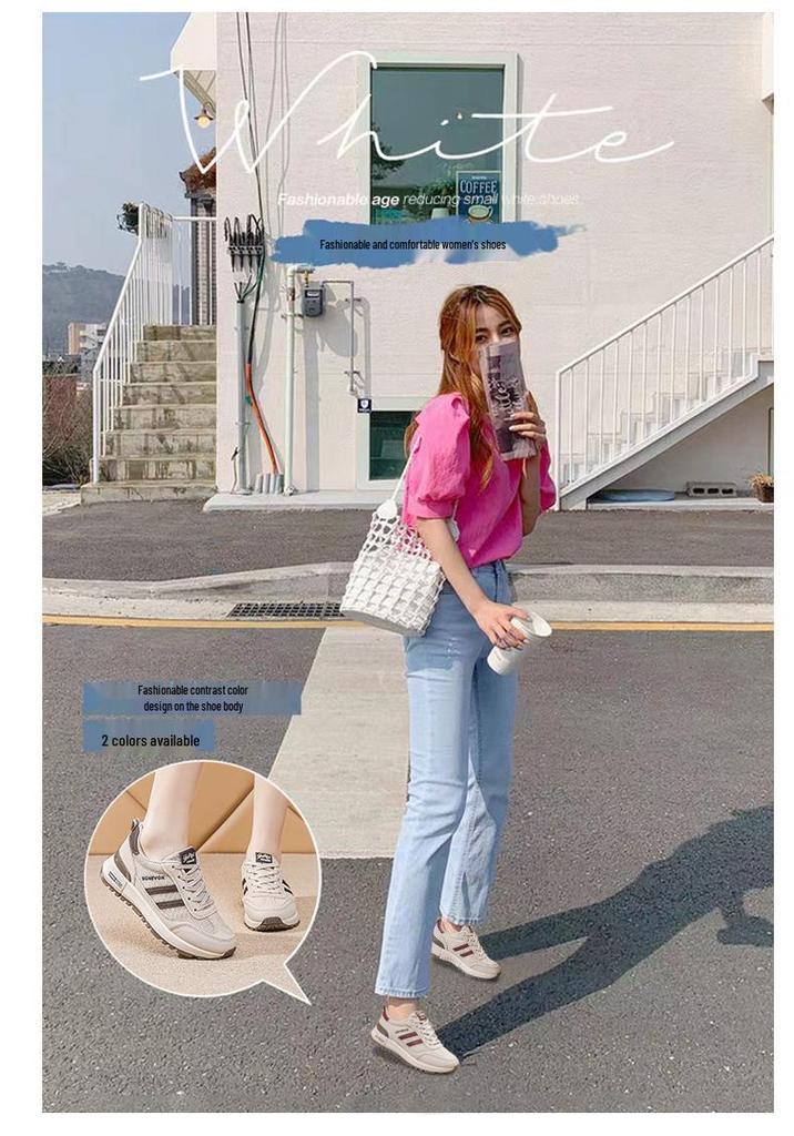 Women's Breathable Korean-Style Retro Running and Travel Shoes