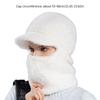 Furry Balaclava for Outdoor Activity Hat with Neck Warmer Hat Pullover Unisex Hat Furry Skull Caps 2000s