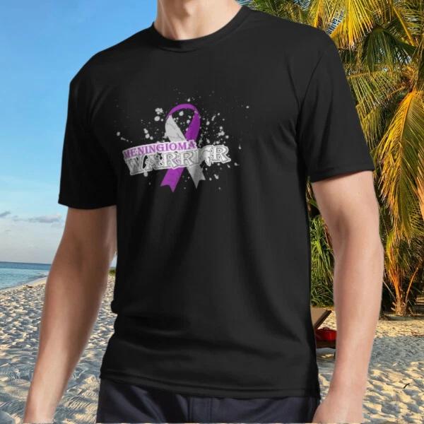 

Meningioma Warrior Active T-Shirt Funny Size S to 5XL 4XL