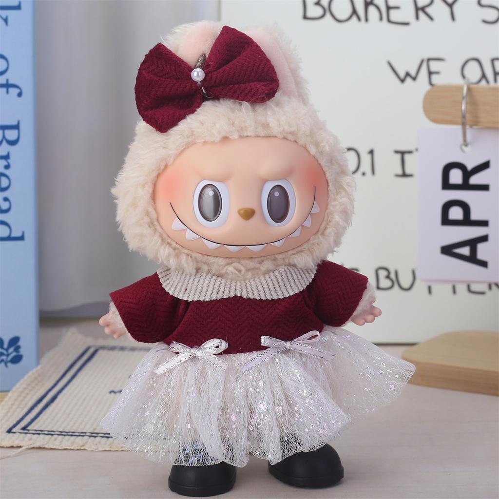 Labubu Baby Clothing Is Compatible with First, Second, and Third Generation 17cm Labubu Dolls