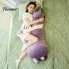 Skin Friendly Pillow Eggplant Body for Side Sleepers, Soft Long Plush Cushion Large Hug with Removable Washable Cover, Cute Hugging Women Full Support