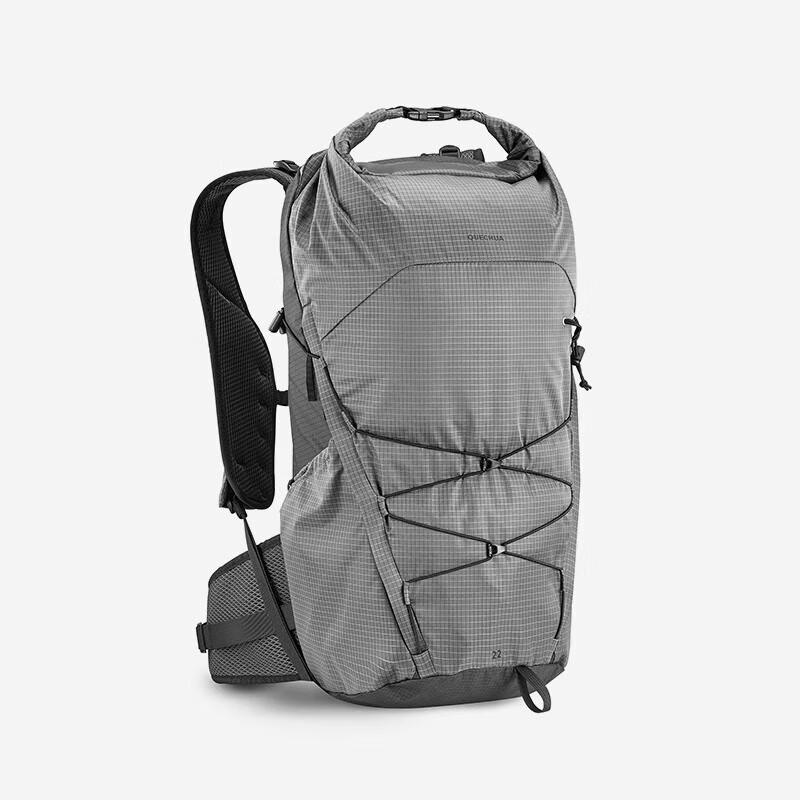 DECATHLON MH500 Roll-Top Lightweight Hiking Backpack 22L