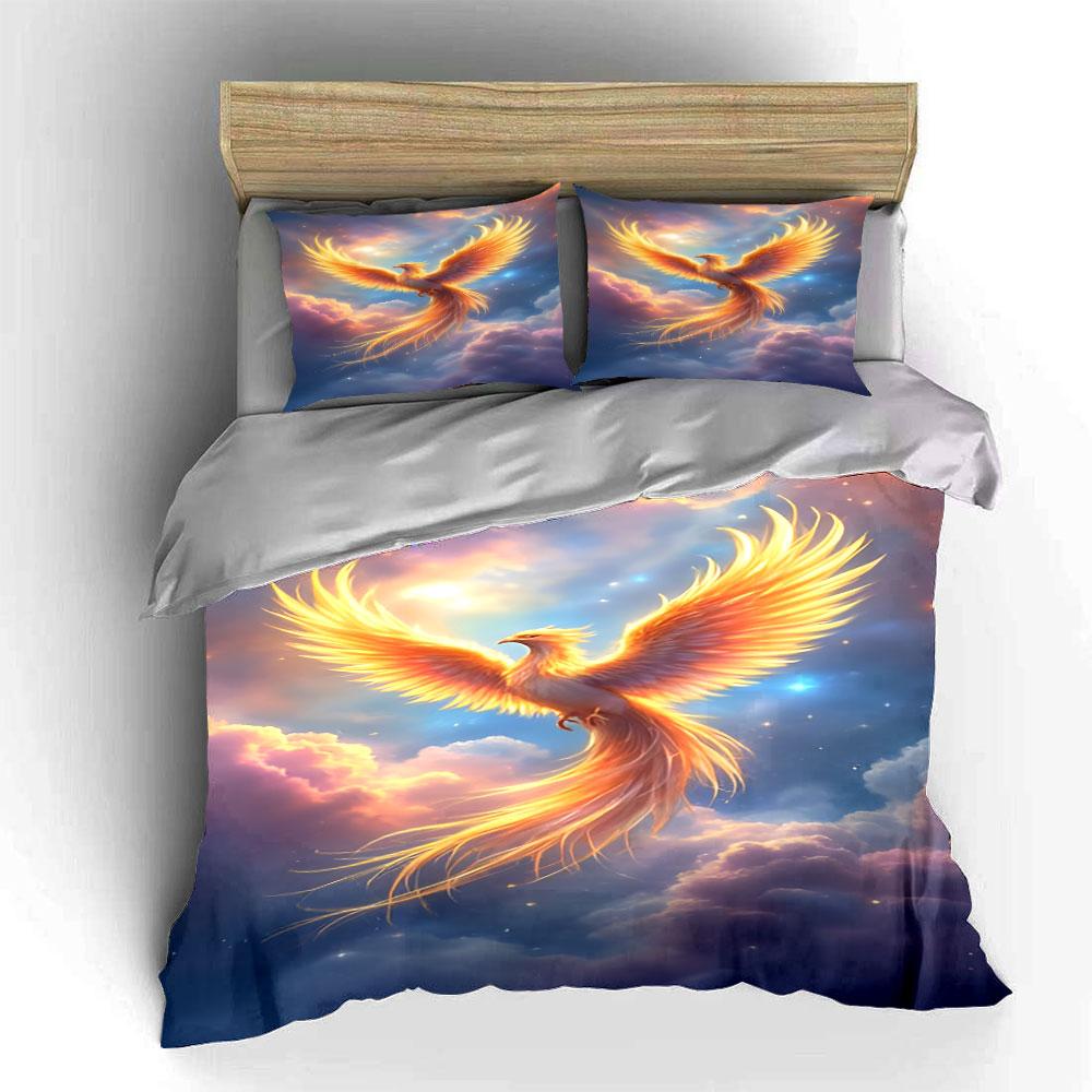 "Radiant Phoenix in Skies" Bedding sets Duvet covers Pillowcases(1* Duvet Cover 2* Pillowcases without duvet insert)
