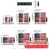 Set Of 2 Flat Printing American Ride Popular Fashionable Curtains Fabric Outdoor Decorations Suitable Bedroom Curtain For Sleeping Area Made Polyester