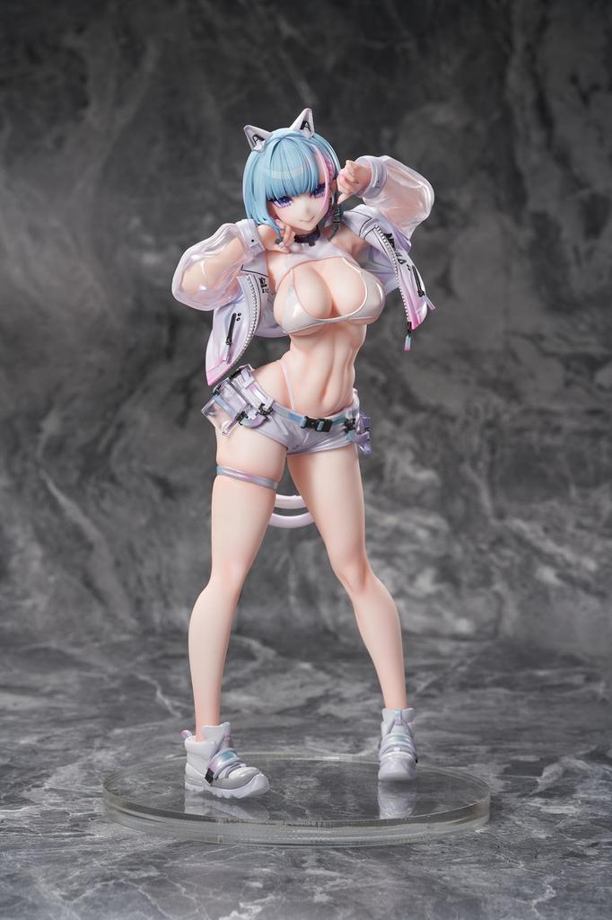 Bibi Buttons Near Future Nekomata Miu Standard Edition Scale PVC ABS Painted Complete Figure 1/6 &