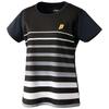 Prince Tennis Game Black Size S To Japanese Size Women's Shirt, WL9094, (Size 165), (equivalent S)