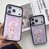 Pink Rabbit Cartoon Phone Case for iPhone 16/17 Air/13 Pro Max/12 - Magnetic, Cute Design