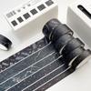 6Rolls Gridded Decorative Tape Scrapbooking Decorative Tape for Journaling Notebook Planner Wrapping 5Meter Per Roll