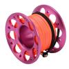 15m Cable Scuba Diving Reel Aviation Aluminum Diving Line Reel with Double Ended Hook for Outdoor Boating Marine