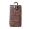 Camping Wallet Pouch Multifunctiona Cards Holder Waist Bag Leather Phone Case Bum Bag Flip Pockets