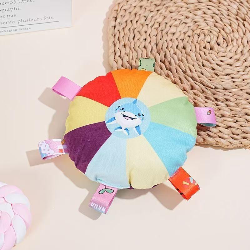 1 pezzo Frisbee Vocale Cane Peluche Sonoro Campanellino Giocattolo Cartone Animato Cane Piccolo Teddy Masticare Giocattolo Resistente all'Usura e ai Morso Accessori per Animali Domestici