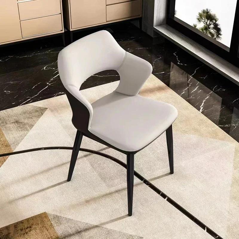 Designer Dining Chair Light Luxury Household Furniture Modern Minimalist Backrest Seat Lounge Chair Luxury Dining Room