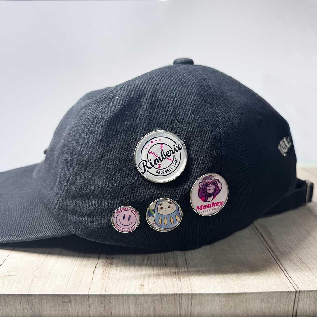 Customized Round Mini Dome Brooch Pin Badges with Bases and Handmade Pin Pack of 10 Pins, Pins, Badges, Backings, Badges, Round, 15mm,