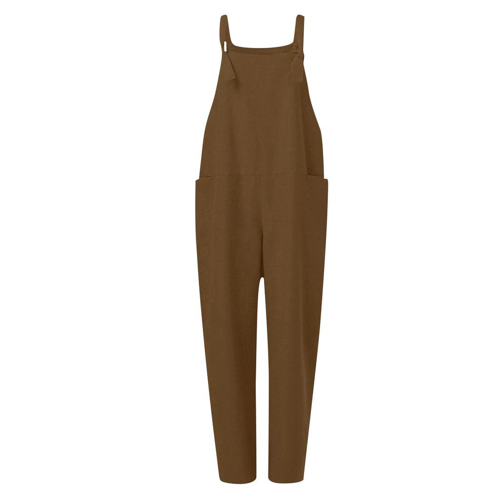 Damen-Overall in Übergröße, lässig, lockere Latzhose, Strampler, Baggy-Spielanzug