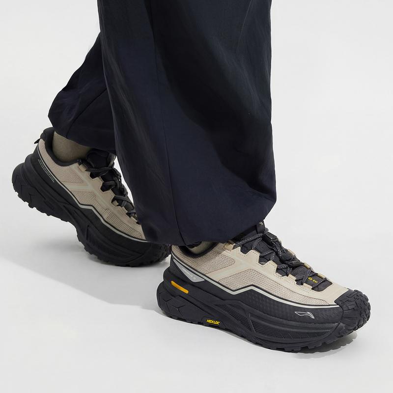 Li Ning Outdoor CF Suixing Chuan 2 Lightweight Shock Absorption Support Durable Non-Slip Low-Top Hiking Shoes Unisex hiking shoes AHTW003-1