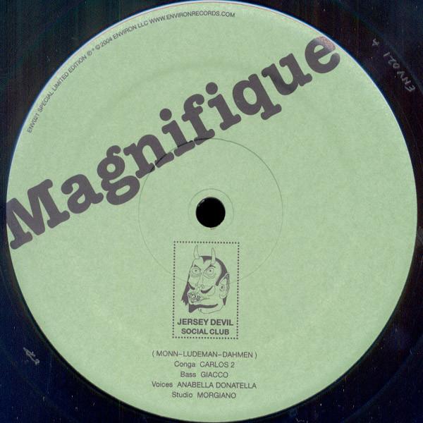 12inch Record JERSEY DEVIL SOCIAL CLUB Magnifique ENV021 Environ 2004 US Dance Electronica Used