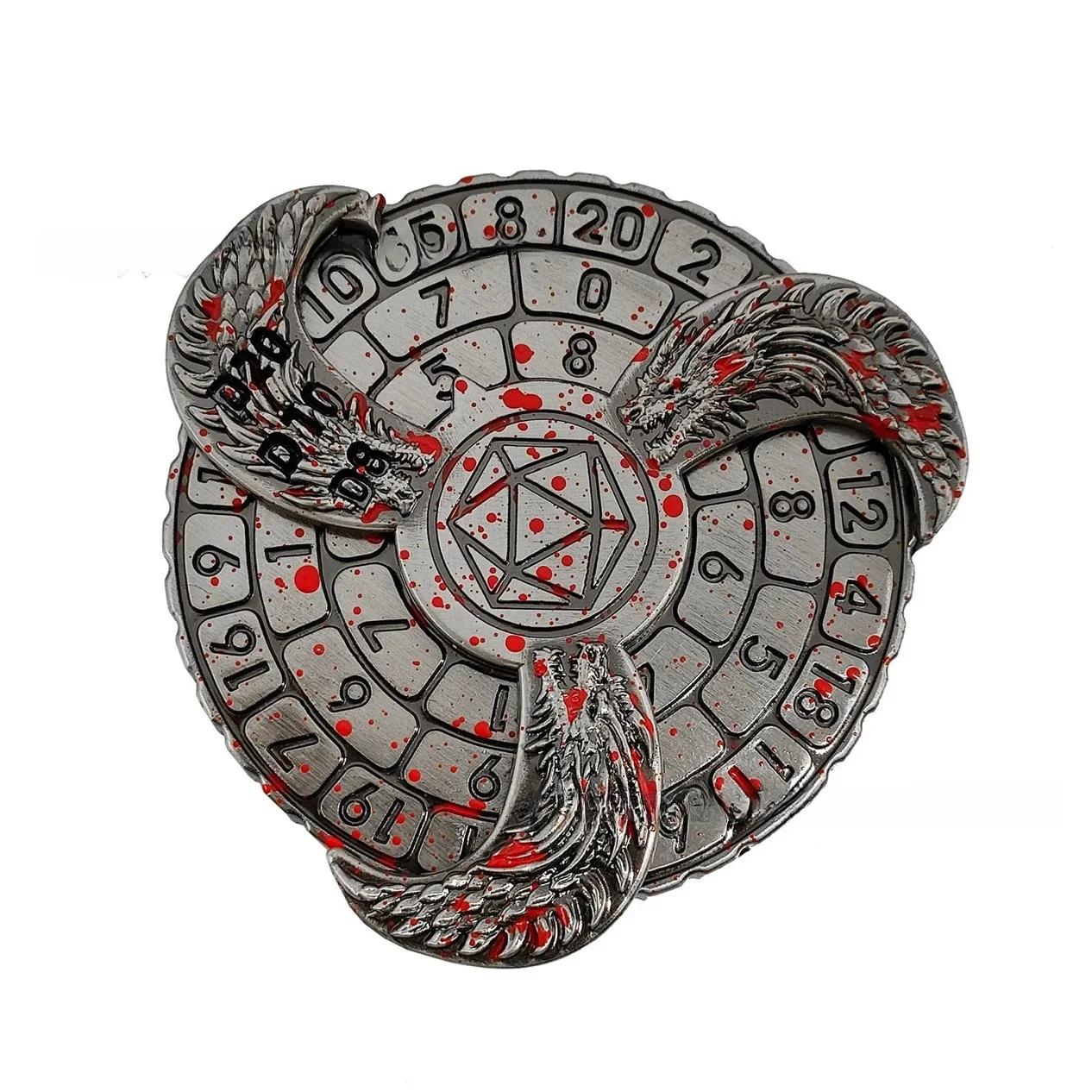 

Fidgeting Spinner Stress Ease Metal Plaything Antistresse Handle Spinning Top Gyroscope Roller Relieve Stress Reducing Table Gadgets