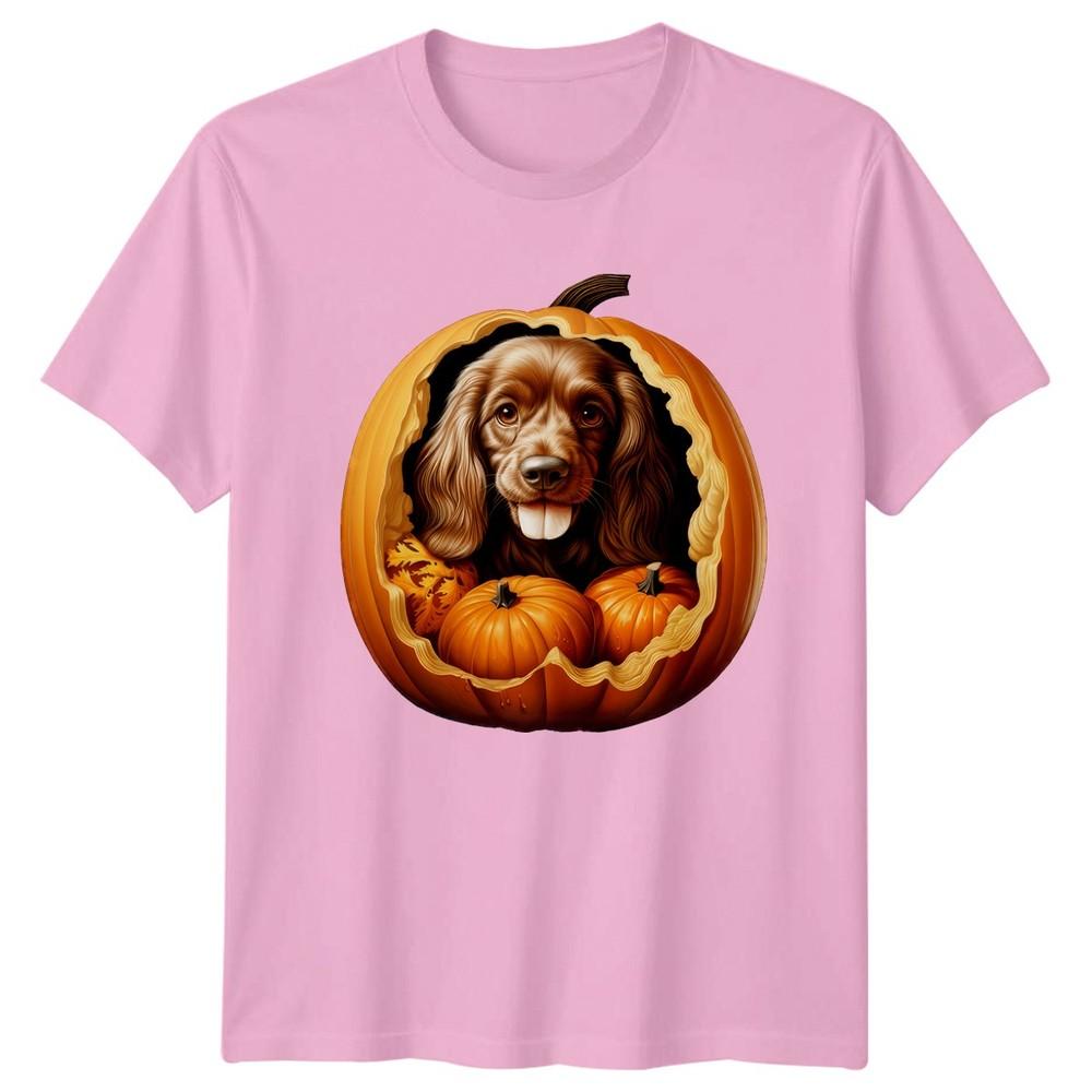 Dog In Pumpkin TShirt Halloween Dog Halloween Gift For Him And Her