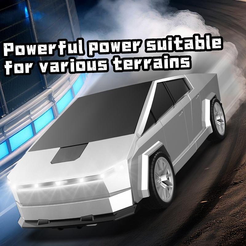 2.4GHz Car Drift Racing Car with One-Click Transforming Robot LED Headlights 360° Spin Remote Off-Road Toy Vehicle Suitable for Boys Girls
