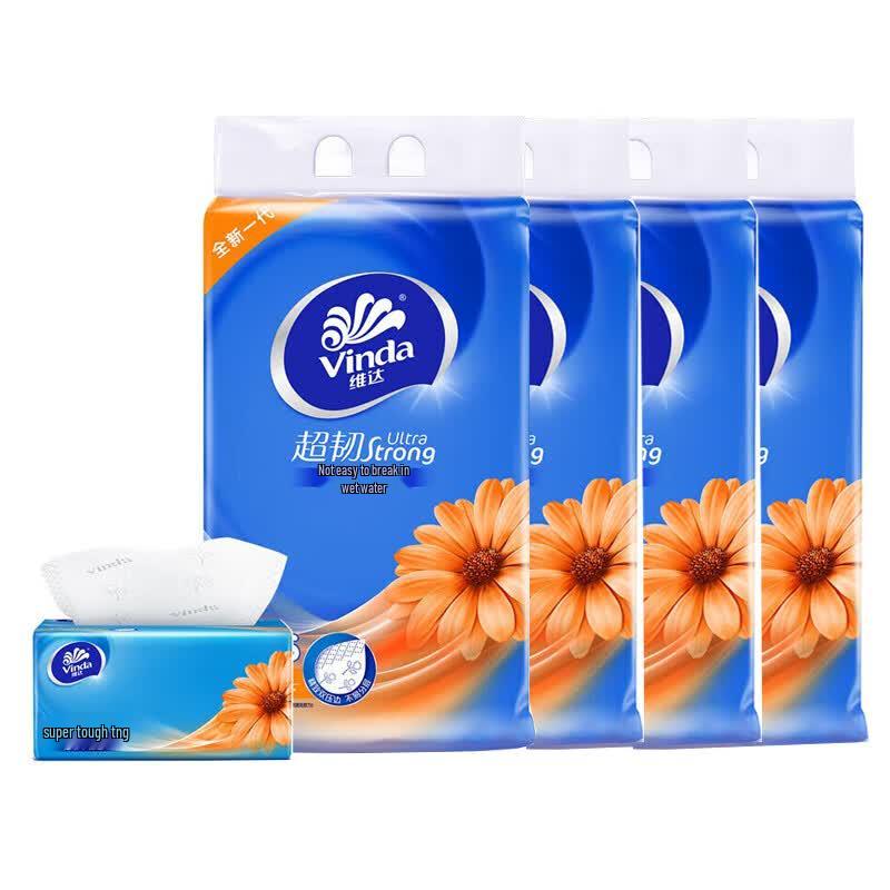 Vinda Ultra-Tough 3-Ply Facial Tissues