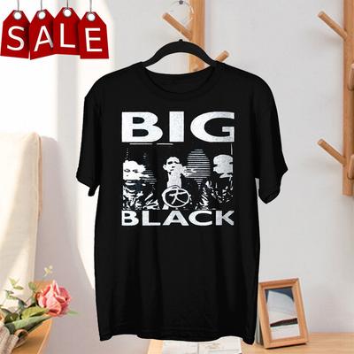 Big Black Band Collection Short Sleeve Cotton S To 5xl T-shirt SOO03 Unisex T-Shirt