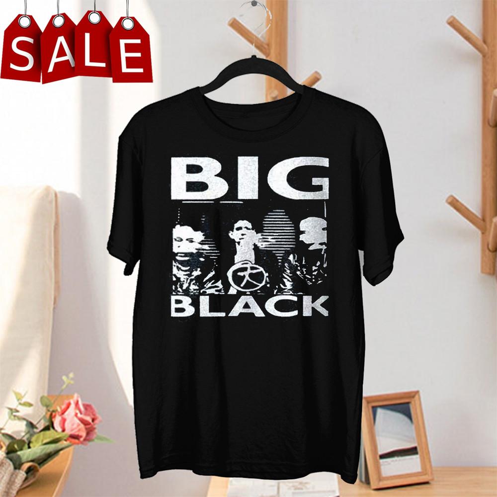 Big Black Band Collection Short Sleeve Cotton S To 5xl T-shirt SOO03 Unisex T-Shirt