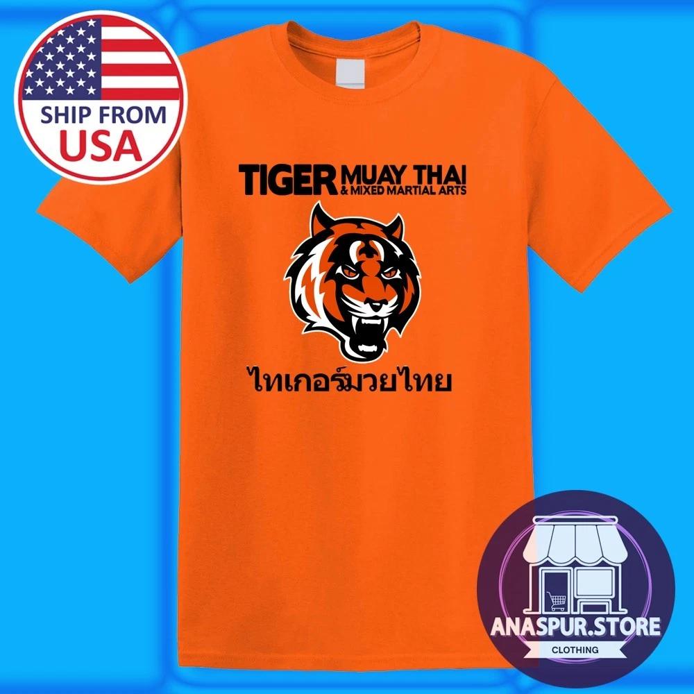 Tiger Muay Thai MMA Kickboxing Men s Orange Size S-5XL 3XL