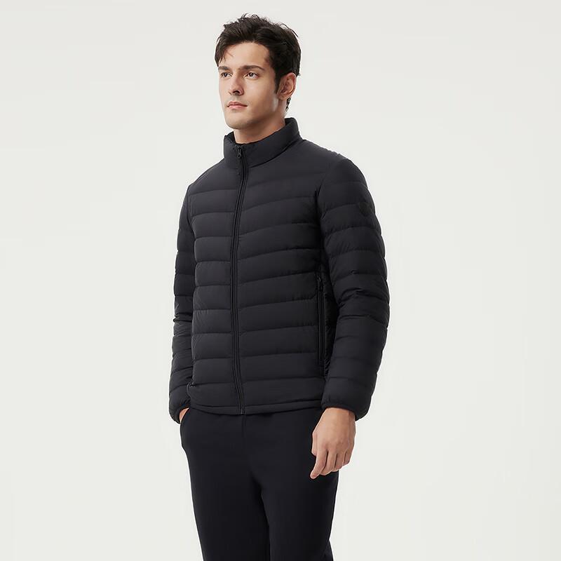 Tamboer Men's Lightweight Stand Collar Down Jacket