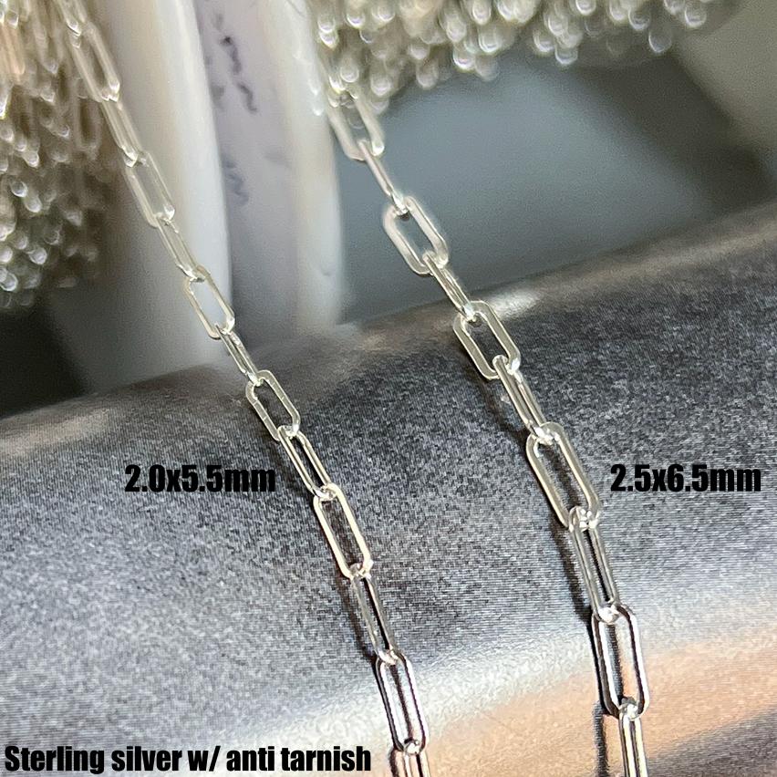 Hot Sale 14K Gold Filled Paper Clip Rope Chain Bulk Roll for Permanent Jewelry Making Bracelet Necklace 2.0x5.5mm