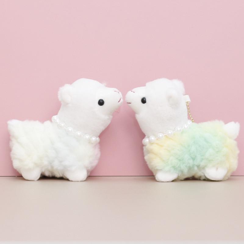 Alpaca Adorable Plush Animal Doll Keychain Girl Backpack Charm Soft Gift Toy