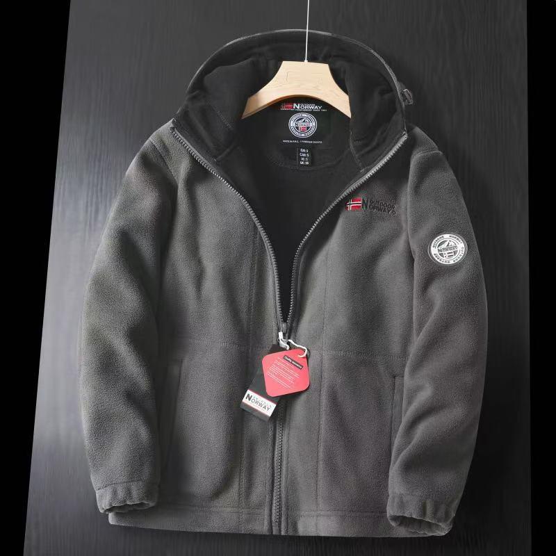 Norwegian Export! Plus-Size Cold-Proof Outdoor Fleece Jacket for Autumn and Winter