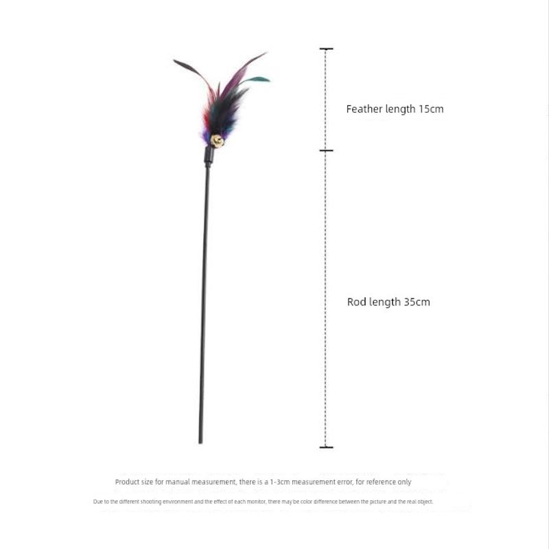 

Cat Teaser Buggy Bag Pet Supplies Holder Wall Hanging Kitten Puppy Toy Hanging Bag Sundries Storage Rack 50cm feather cat teaser stick