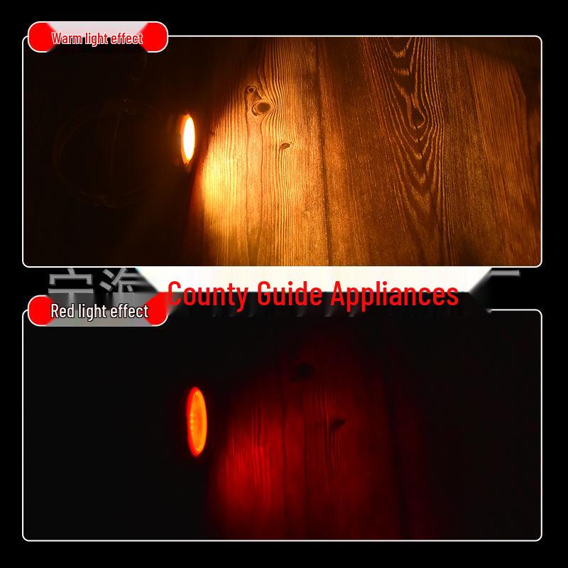 2025 USB Rechargeable Stepless Dimming COB Work Light with Magnetic Hook for Repairs and Emergencies