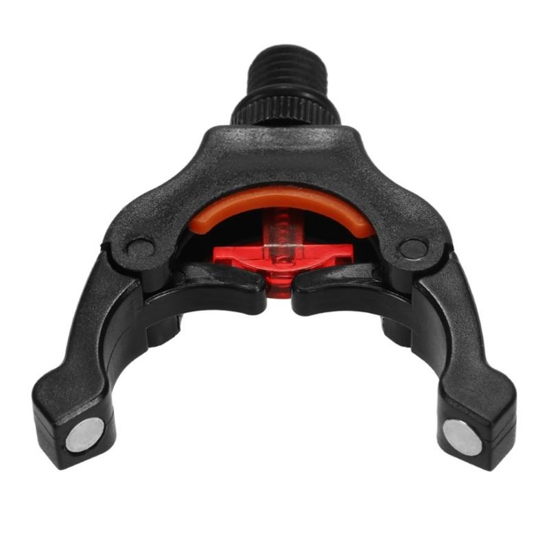 Magnetic Poles Holder Fishing Rod Grip Rest Head Portable Rest Holder 3/8 Thread Brackets Head Fishing Tool Accessory