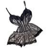 Womens Lace Lingerie Set Sleepwear Bodysuit With Straps Sexy Nightdress Intimate Evening Wear