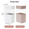 Makeup Brush Storage Cartridge Dust Pen Bucket Desktop Acrylic Eyebrow Pencil Storage Cosmetic Eye Shadow Brush Storage Box