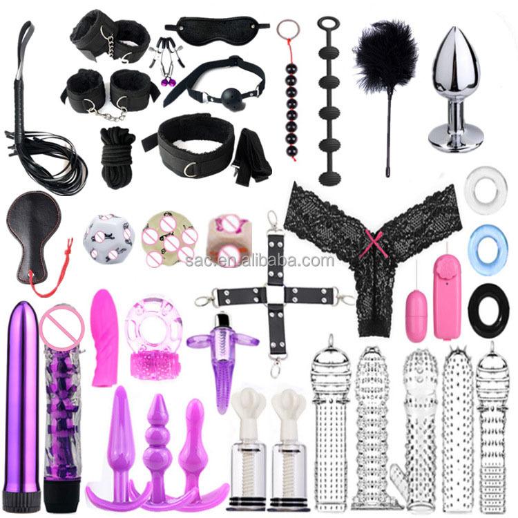 SacKnove Soft Nylon Luxury 26pcs Alternative Set Implementos De Tied Gear Sex Toys Restraint Bondage Kit for Adult