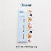 1PCS Cute Stationery Sitting In A Row of Animal Bookmark Sticky Note Message Note N Times Sticky Note Self-adhesive Scrapbook Paper